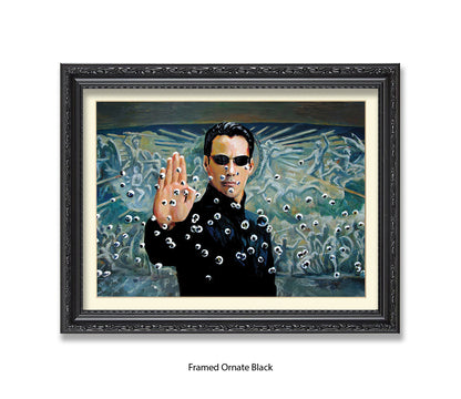 Matrix - Neo Bullitts -Michael Kozlov Art Print