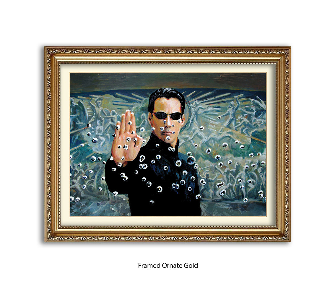 Matrix - Neo Bullitts -Michael Kozlov Art Print