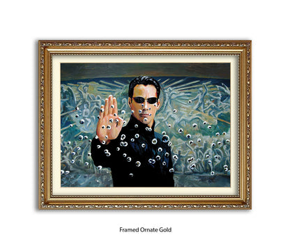 Matrix - Neo Bullitts -Michael Kozlov Art Print