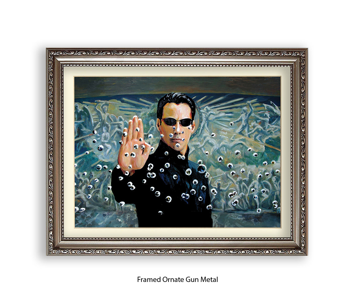 Matrix - Neo Bullitts -Michael Kozlov Art Print