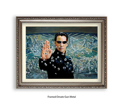 Matrix - Neo Bullitts -Michael Kozlov Art Print