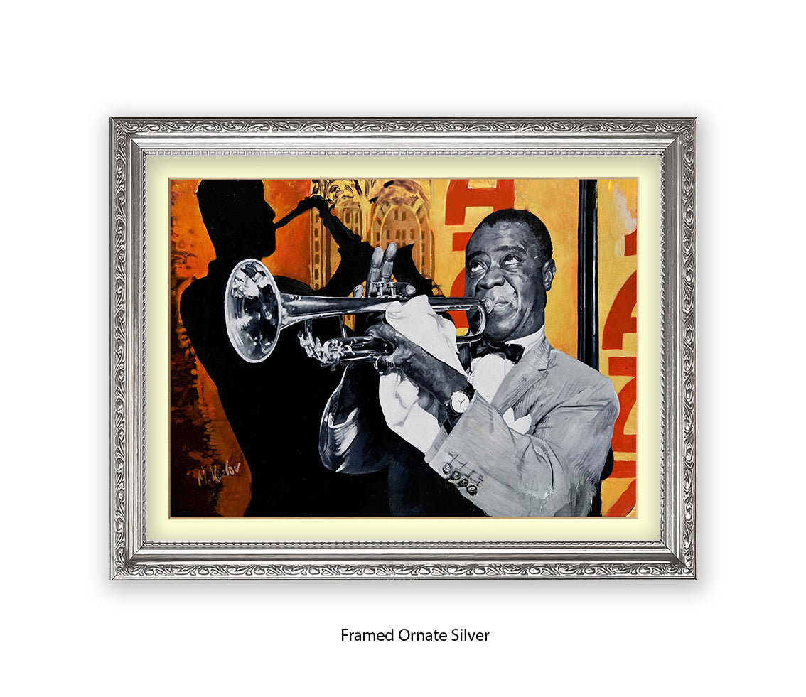 Louis Armstrong  - Michael Kozlov Art Print