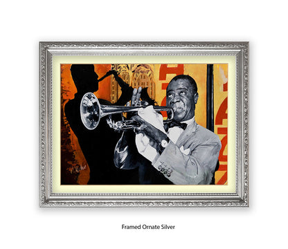 Louis Armstrong  - Michael Kozlov Art Print