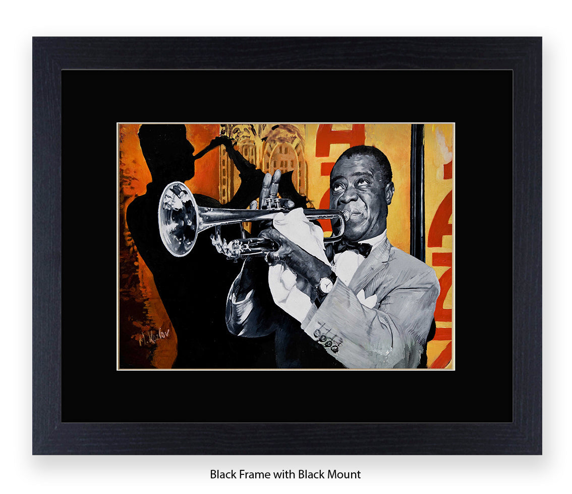 Louis Armstrong  - Michael Kozlov Art Print
