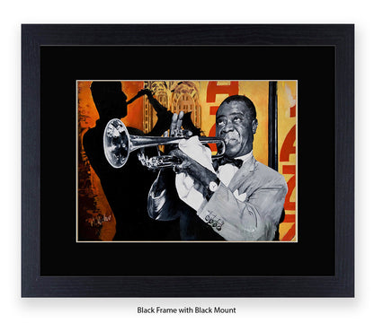 Louis Armstrong  - Michael Kozlov Art Print