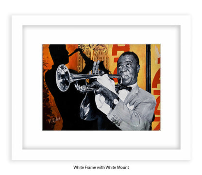 Louis Armstrong  - Michael Kozlov Art Print