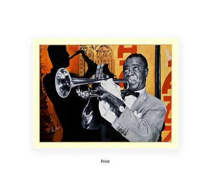 Louis Armstrong  - Michael Kozlov Art Print