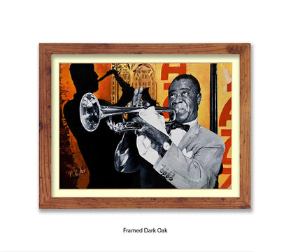Louis Armstrong  - Michael Kozlov Art Print
