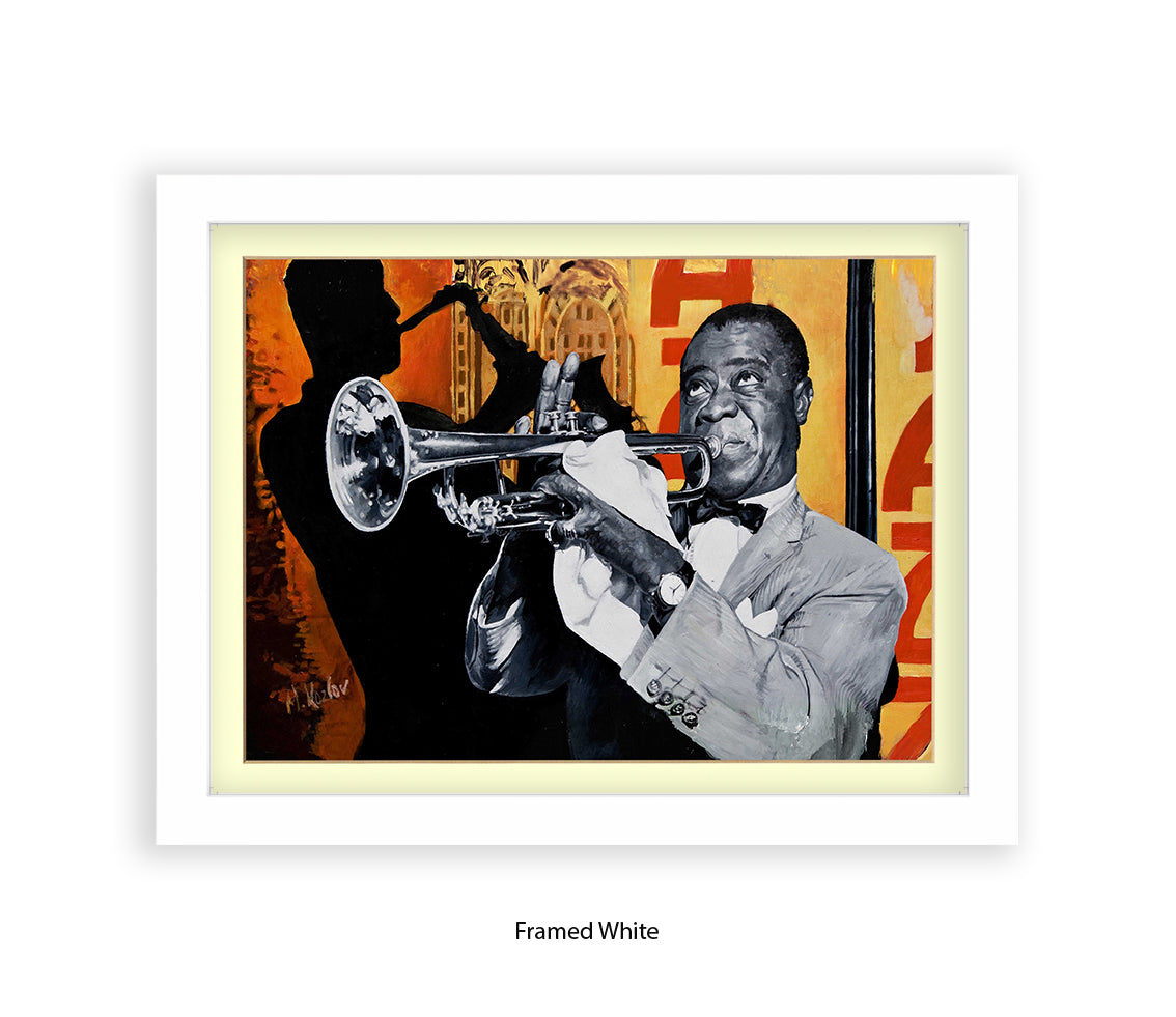 Louis Armstrong  - Michael Kozlov Art Print