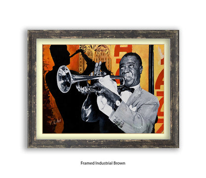 Louis Armstrong  - Michael Kozlov Art Print