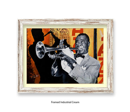 Louis Armstrong  - Michael Kozlov Art Print