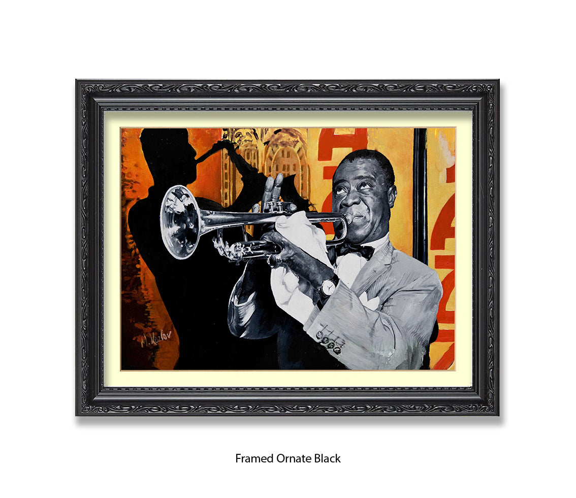 Louis Armstrong  - Michael Kozlov Art Print