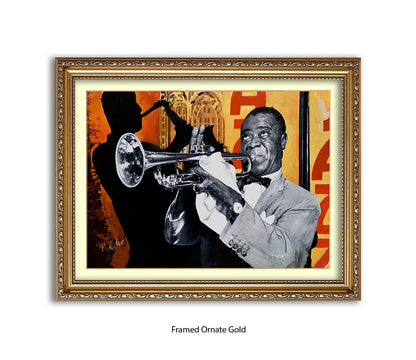 Louis Armstrong  - Michael Kozlov Art Print