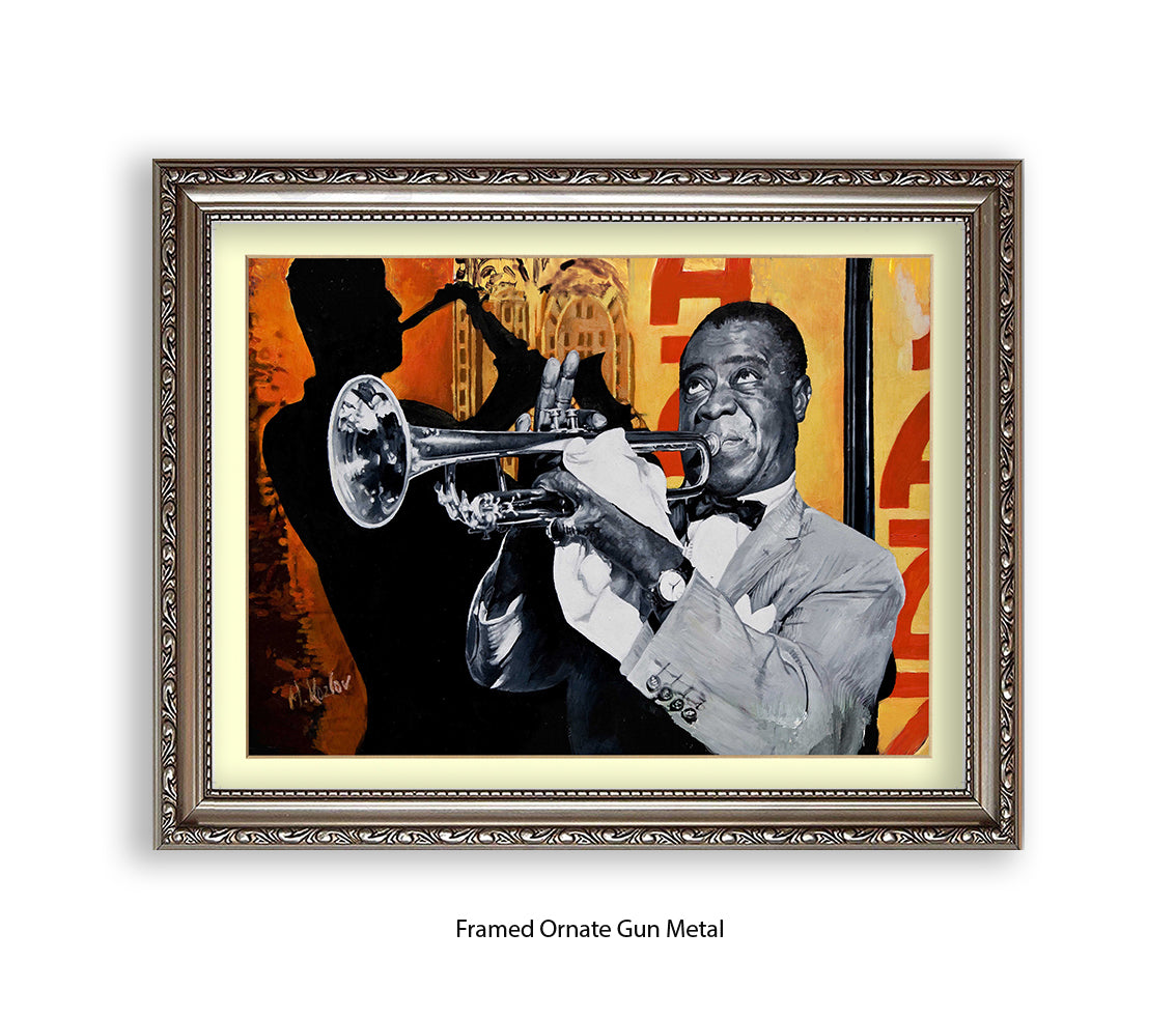 Louis Armstrong  - Michael Kozlov Art Print