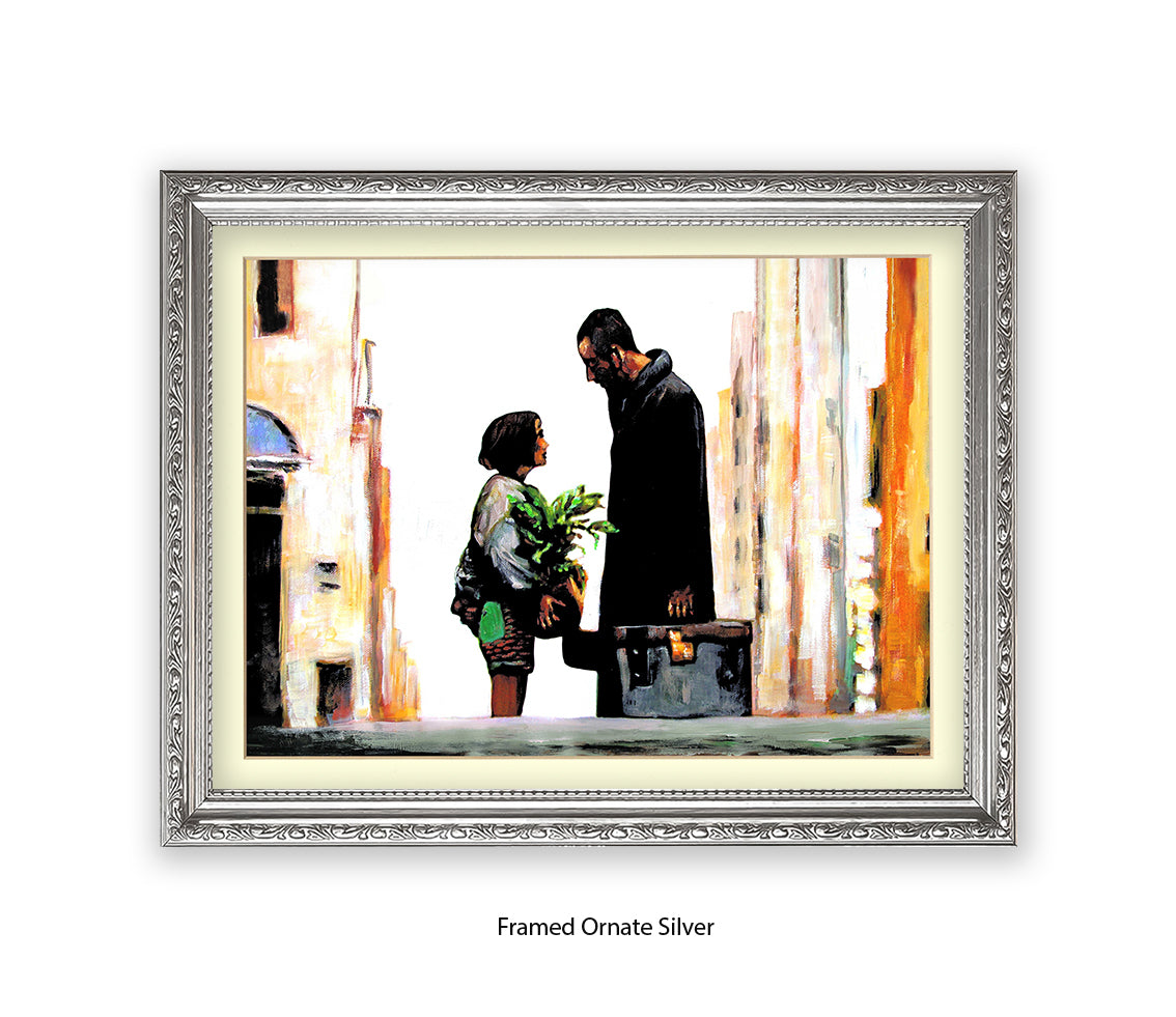 Leon Street - Suitcase - Michael Kozlov Art Print