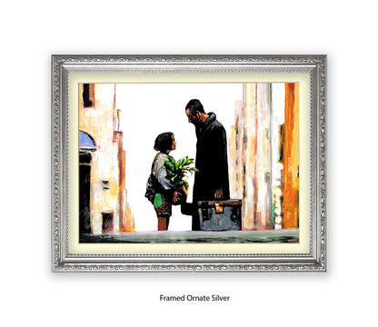 Leon Street - Suitcase - Michael Kozlov Art Print