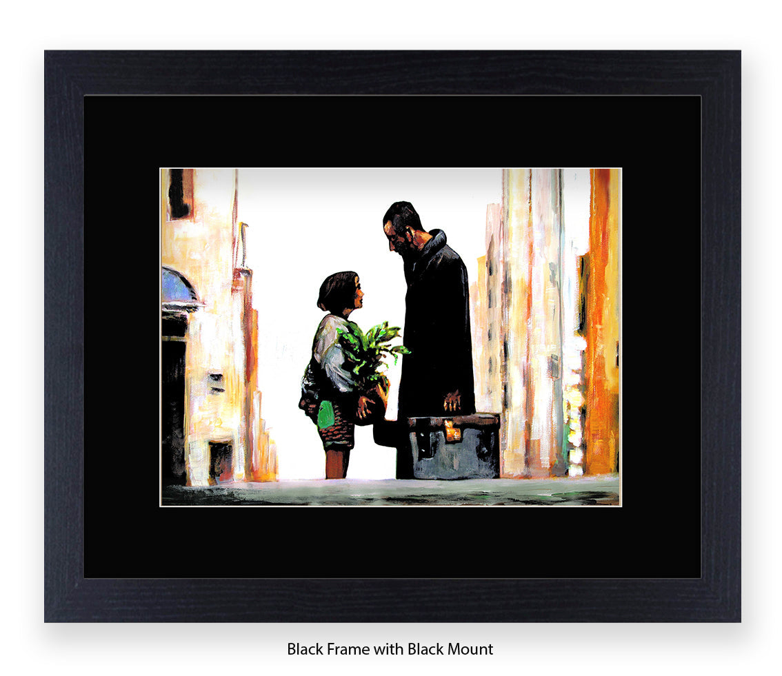 Leon Street - Suitcase - Michael Kozlov Art Print