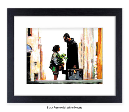 Leon Street - Suitcase - Michael Kozlov Art Print