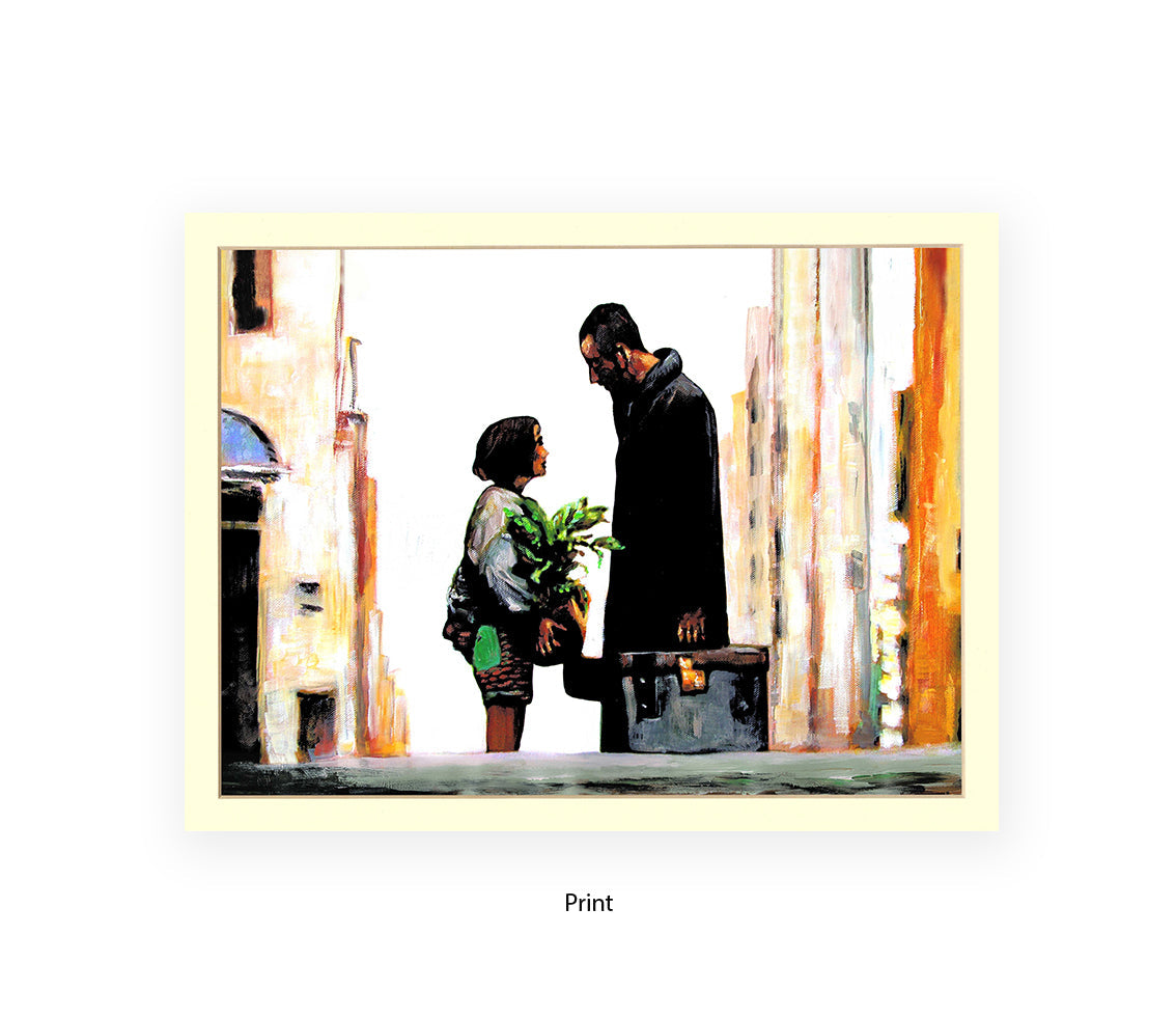 Leon Street - Suitcase - Michael Kozlov Art Print