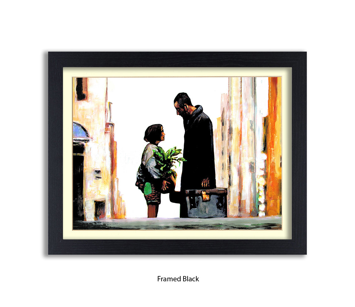 Leon Street - Suitcase - Michael Kozlov Art Print