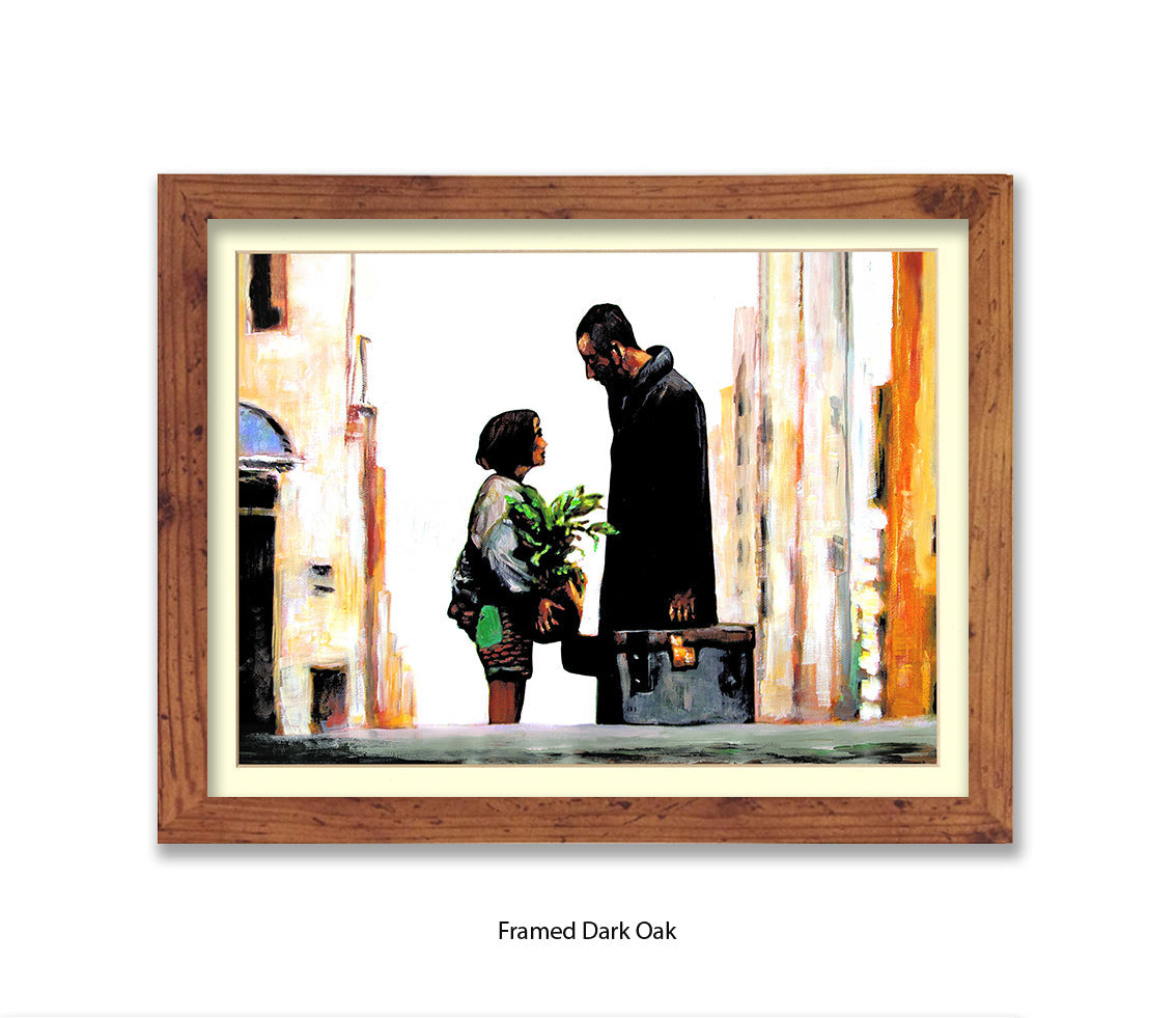 Leon Street - Suitcase - Michael Kozlov Art Print