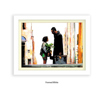 Leon Street - Suitcase - Michael Kozlov Art Print