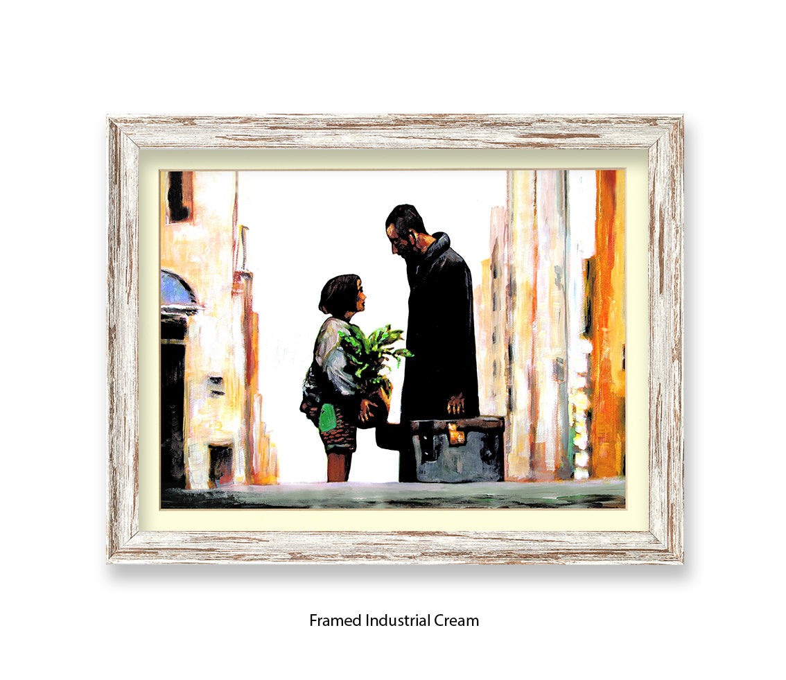 Leon Street - Suitcase - Michael Kozlov Art Print