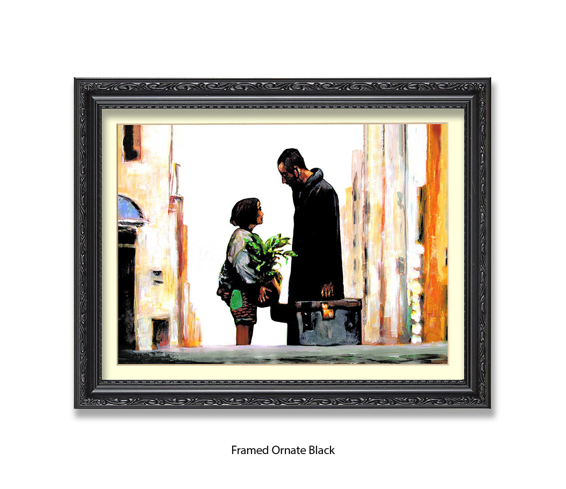 Leon Street - Suitcase - Michael Kozlov Art Print