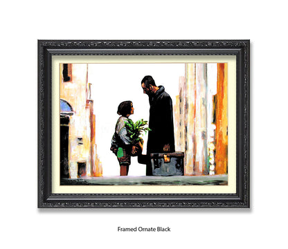 Leon Street - Suitcase - Michael Kozlov Art Print