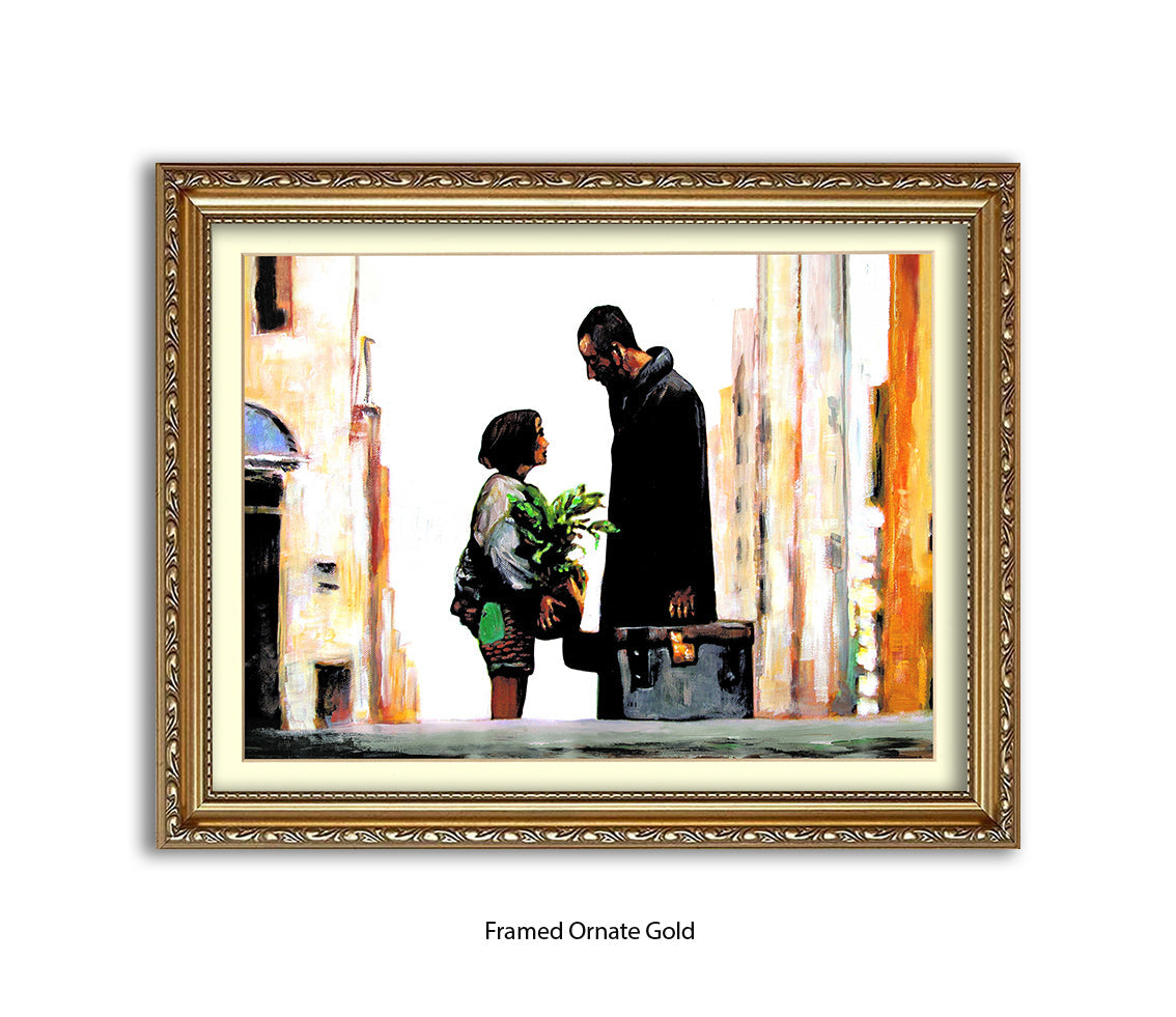 Leon Street - Suitcase - Michael Kozlov Art Print