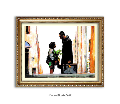 Leon Street - Suitcase - Michael Kozlov Art Print