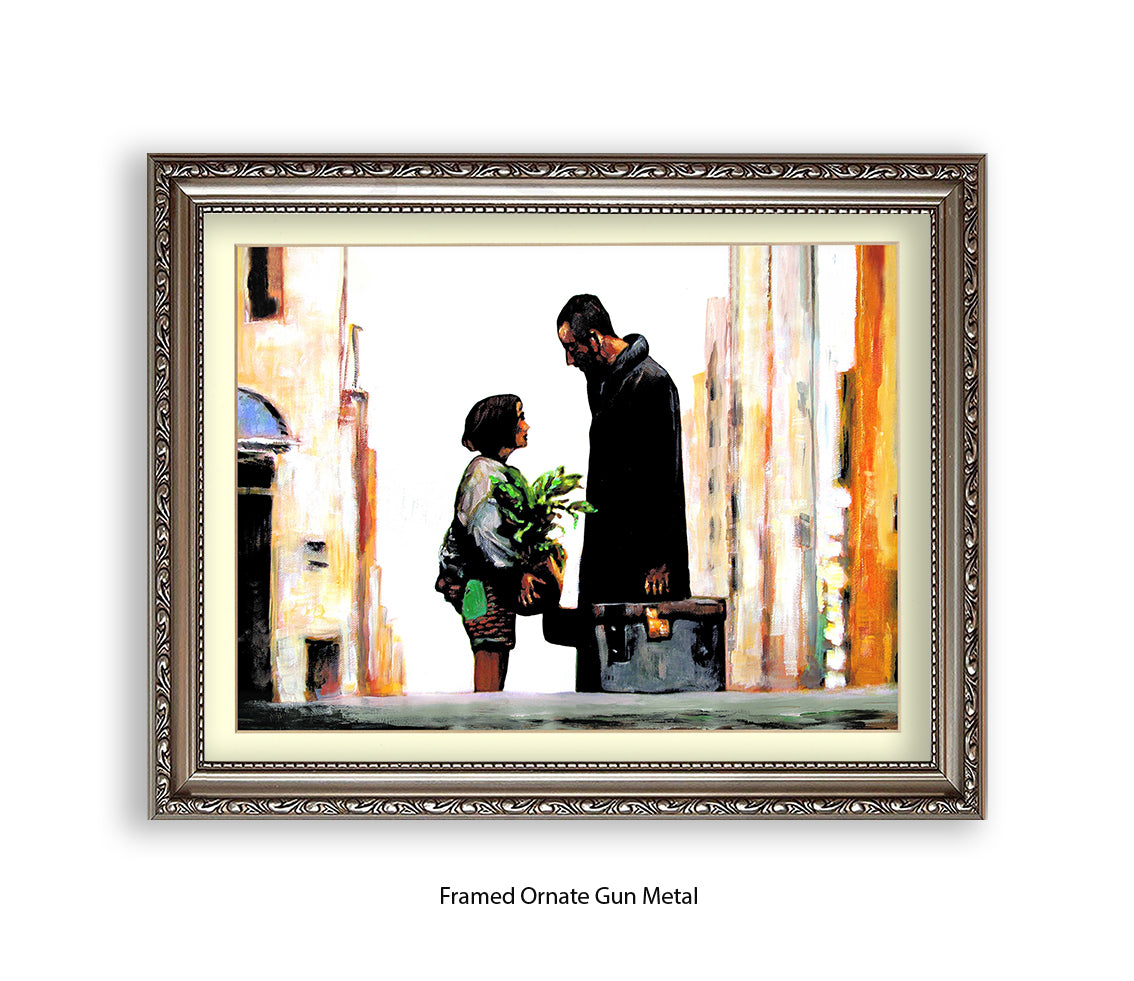 Leon Street - Suitcase - Michael Kozlov Art Print