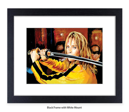 Kill Bill - Uma Thurman - Sword - Michael Kozlov Art Print