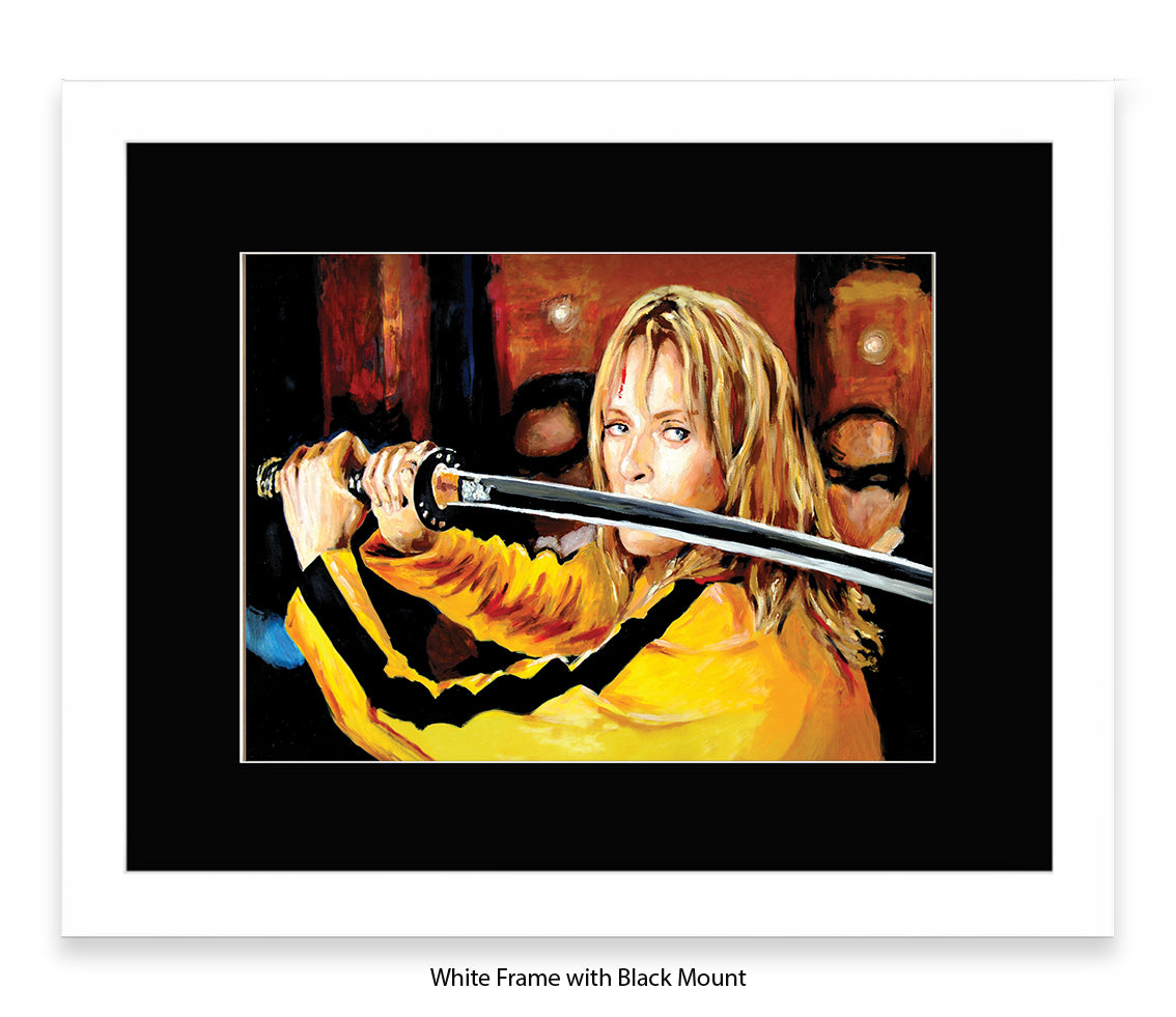 Kill Bill - Uma Thurman - Sword - Michael Kozlov Art Print