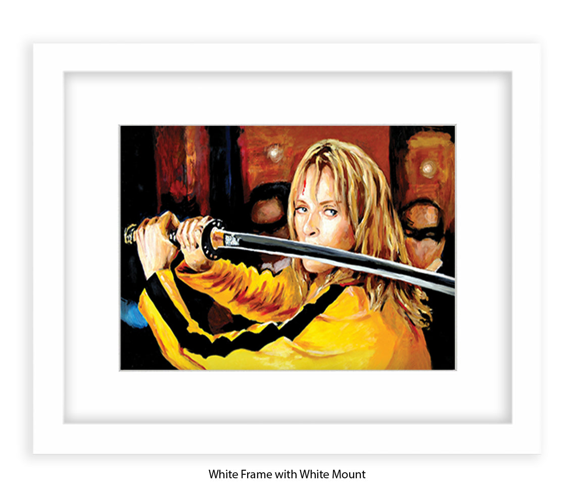 Kill Bill - Uma Thurman - Sword - Michael Kozlov Art Print