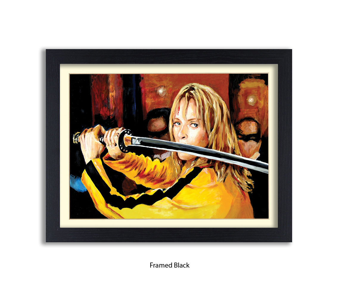 Kill Bill - Uma Thurman - Sword - Michael Kozlov Art Print
