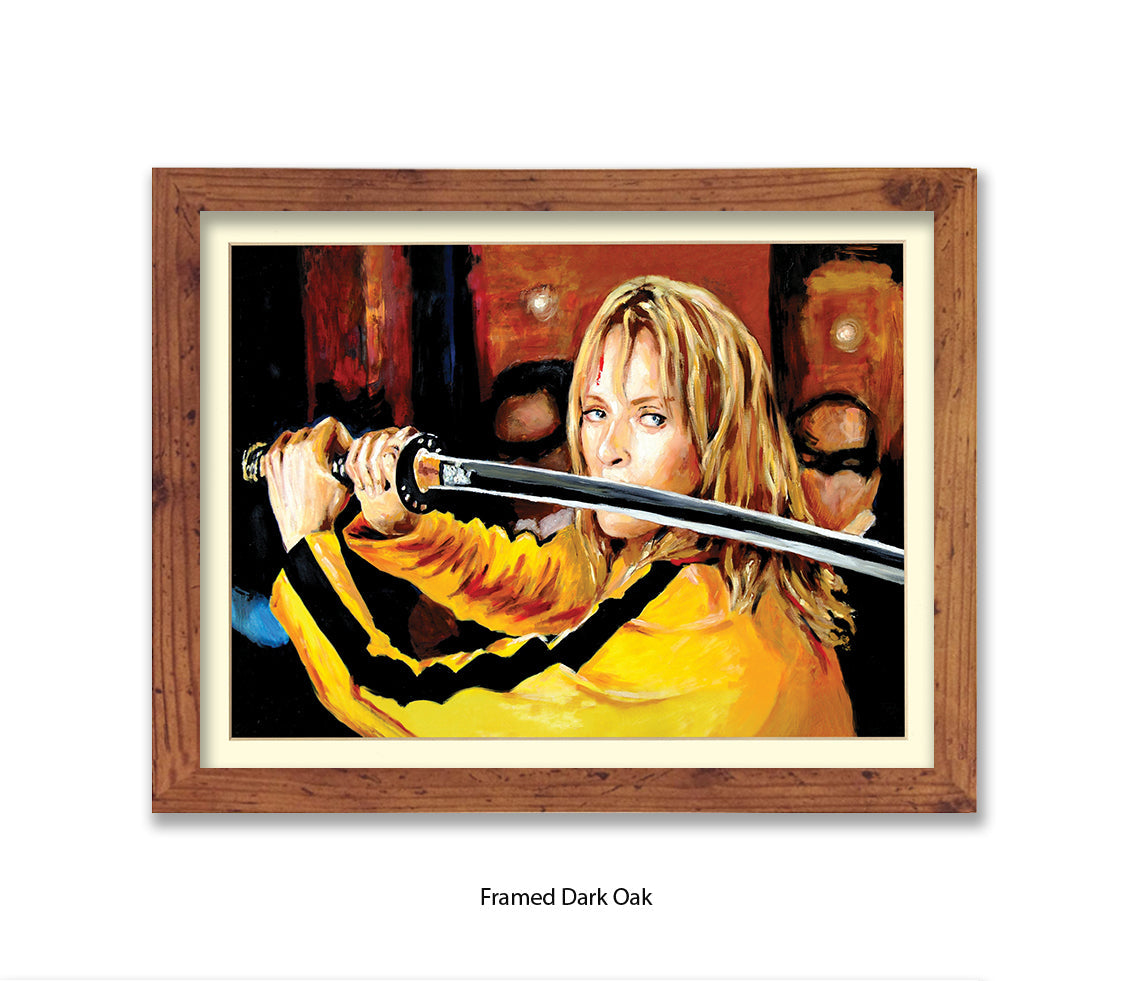 Kill Bill - Uma Thurman - Sword - Michael Kozlov Art Print