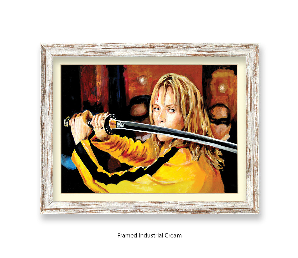Kill Bill - Uma Thurman - Sword - Michael Kozlov Art Print