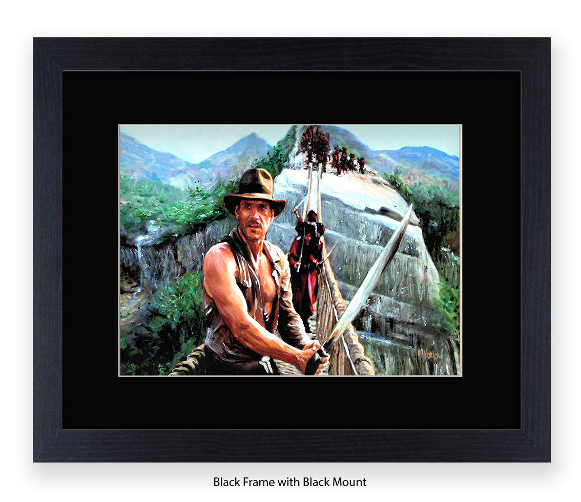 Indiana Jones - Harrison Ford - Michael Kozlov Art Print