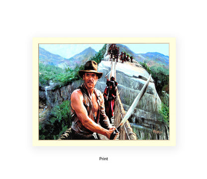 Indiana Jones - Harrison Ford - Michael Kozlov Art Print