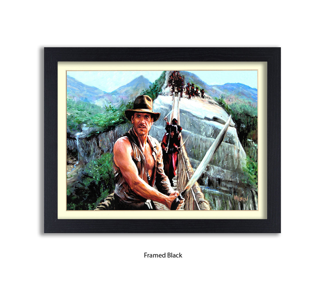 Indiana Jones - Harrison Ford - Michael Kozlov Art Print