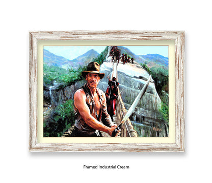 Indiana Jones - Harrison Ford - Michael Kozlov Art Print