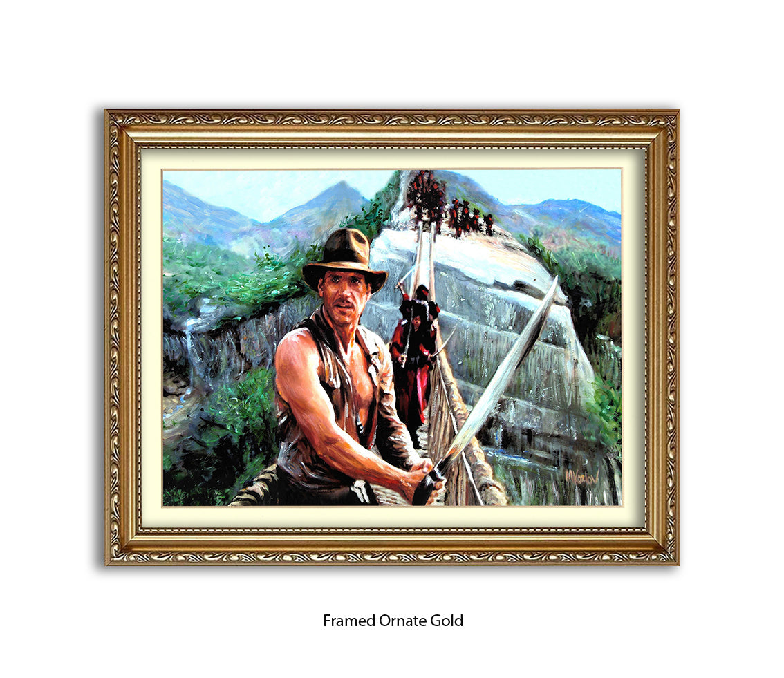 Indiana Jones - Harrison Ford - Michael Kozlov Art Print