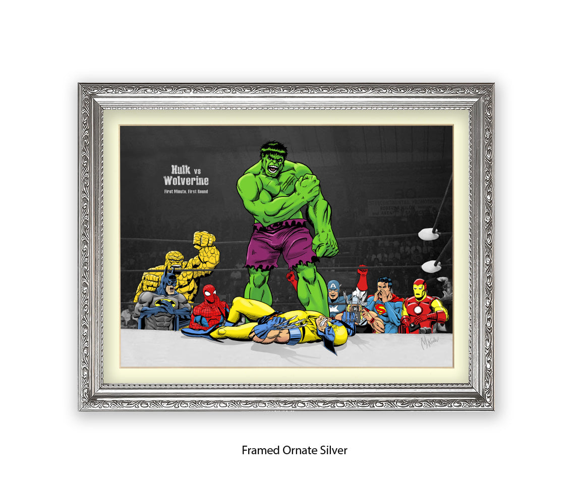 First Minute, First Round - Michael Kozlov Art Print