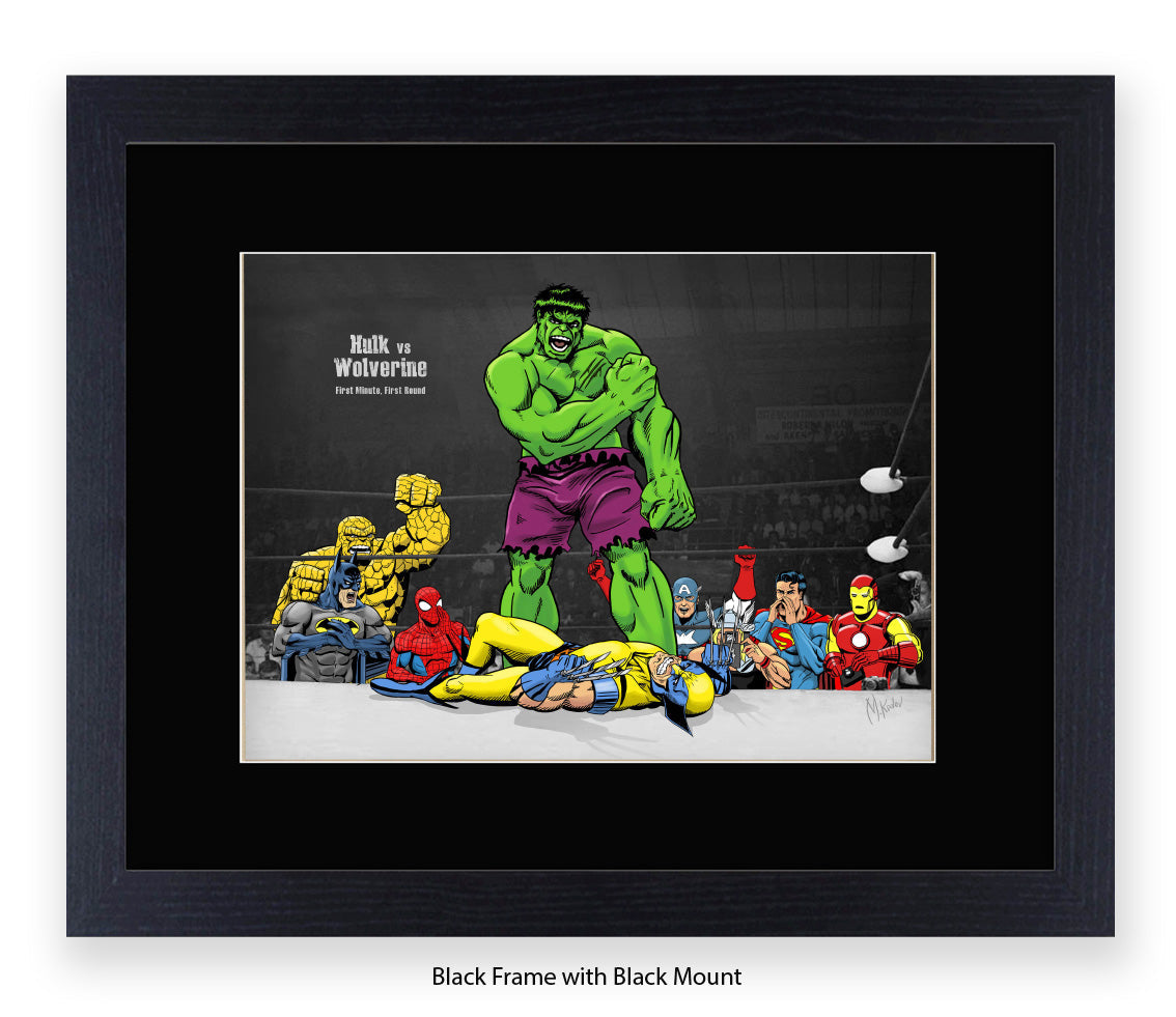 First Minute, First Round - Michael Kozlov Art Print