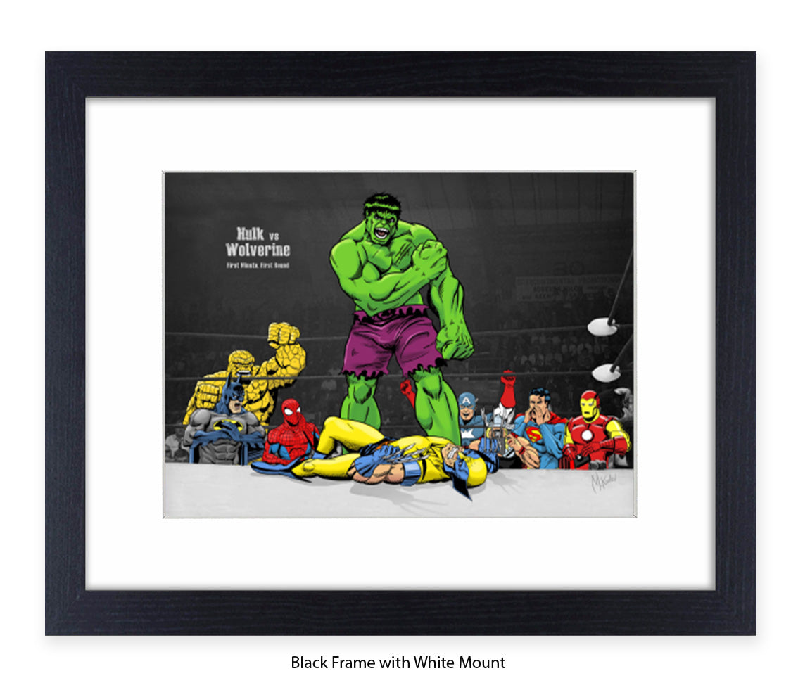 First Minute, First Round - Michael Kozlov Art Print