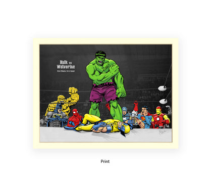 First Minute, First Round - Michael Kozlov Art Print