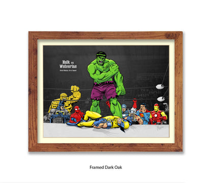 First Minute, First Round - Michael Kozlov Art Print