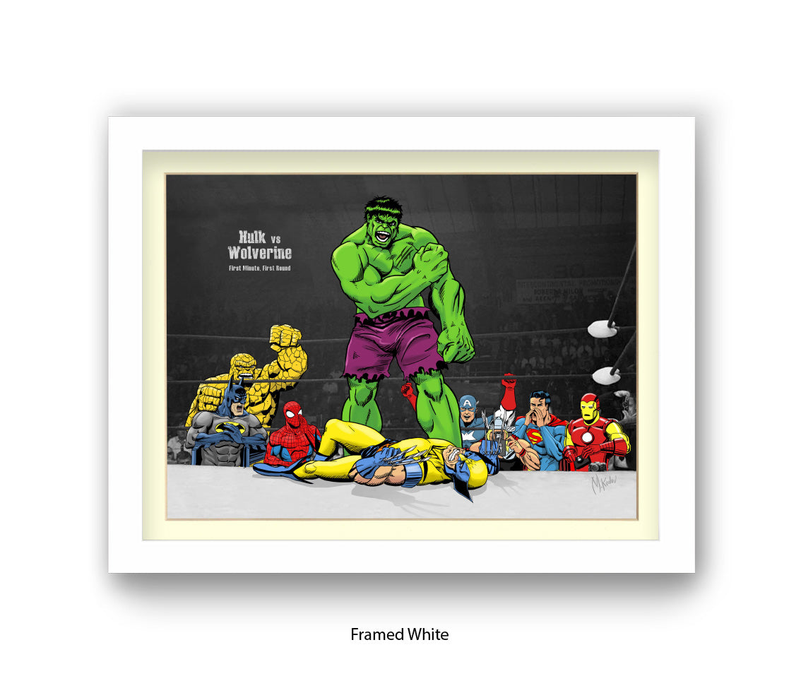 First Minute, First Round - Michael Kozlov Art Print