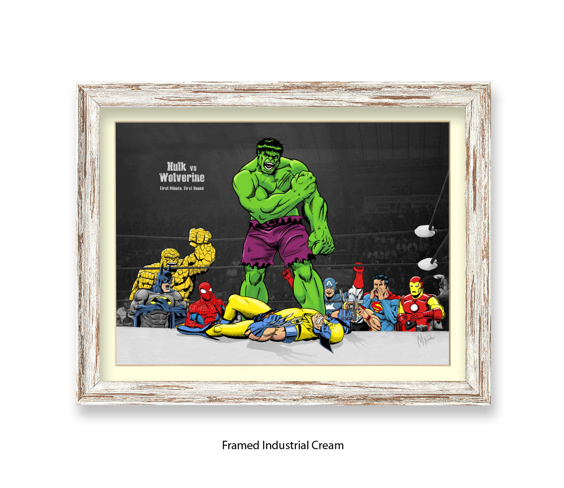 First Minute, First Round - Michael Kozlov Art Print